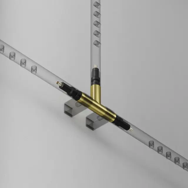 Коннектор Maytoni ACCESSORIES FOR SYSTEM AXITY — модульные, латунь, ракурс 4