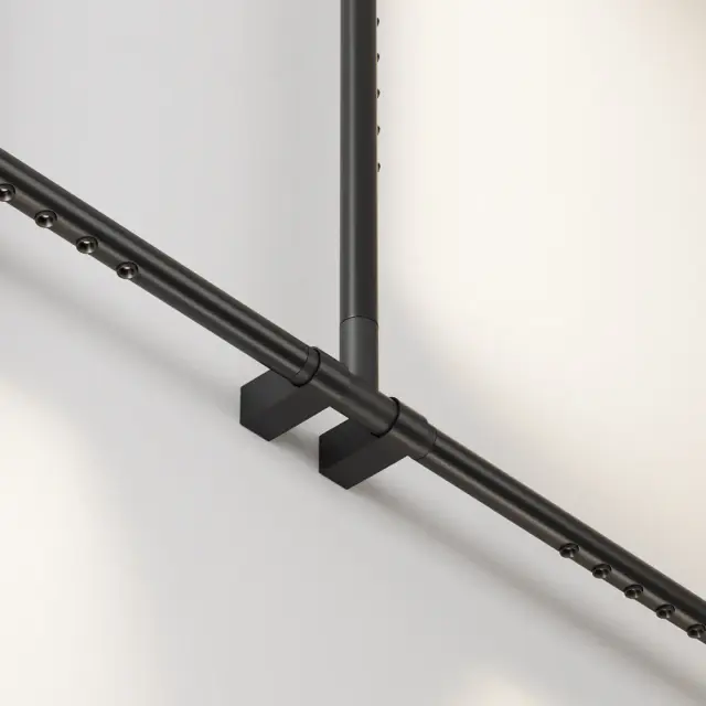 Коннектор Maytoni ACCESSORIES FOR SYSTEM AXITY — модульные, черный, ракурс 3
