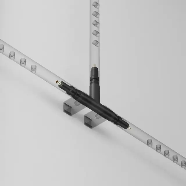Коннектор Maytoni ACCESSORIES FOR SYSTEM AXITY — модульные, черный, ракурс 4