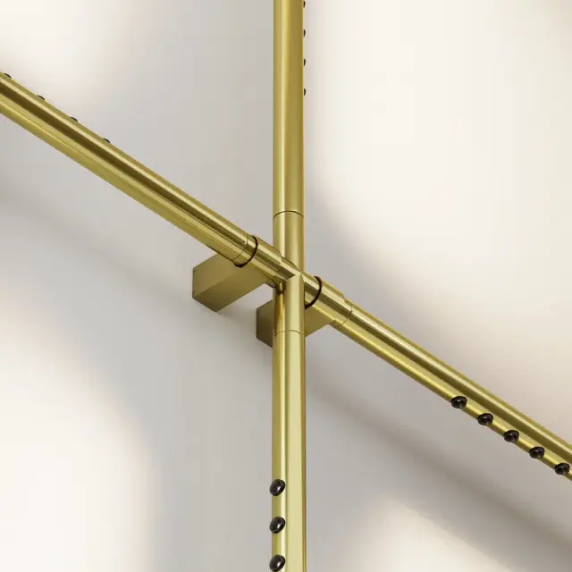 Коннектор Maytoni ACCESSORIES FOR SYSTEM AXITY — модульные, латунь, ракурс 3