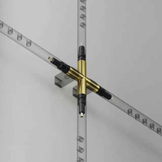 Коннектор Maytoni ACCESSORIES FOR SYSTEM AXITY — модульные, латунь, ракурс 4