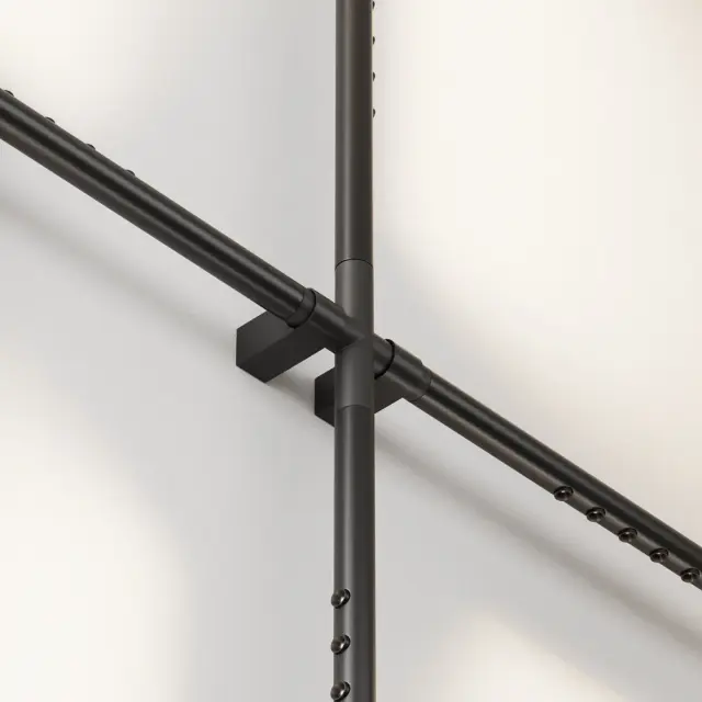 Коннектор Maytoni ACCESSORIES FOR SYSTEM AXITY — модульные, черный, ракурс 3