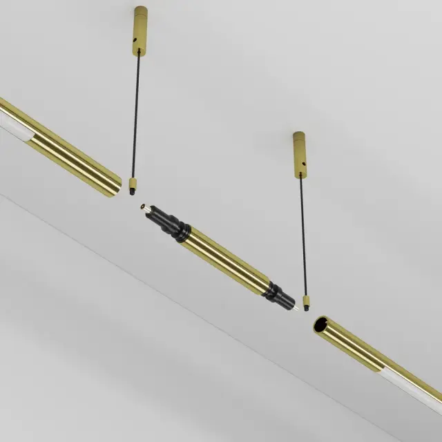 Крепёж Maytoni ACCESSORIES FOR SYSTEM AXITY — модульные, латунь, ракурс 2