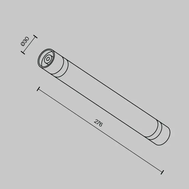 Коннектор Maytoni ACCESSORIES FOR SYSTEM SHELF — модульные, черный, ракурс 5