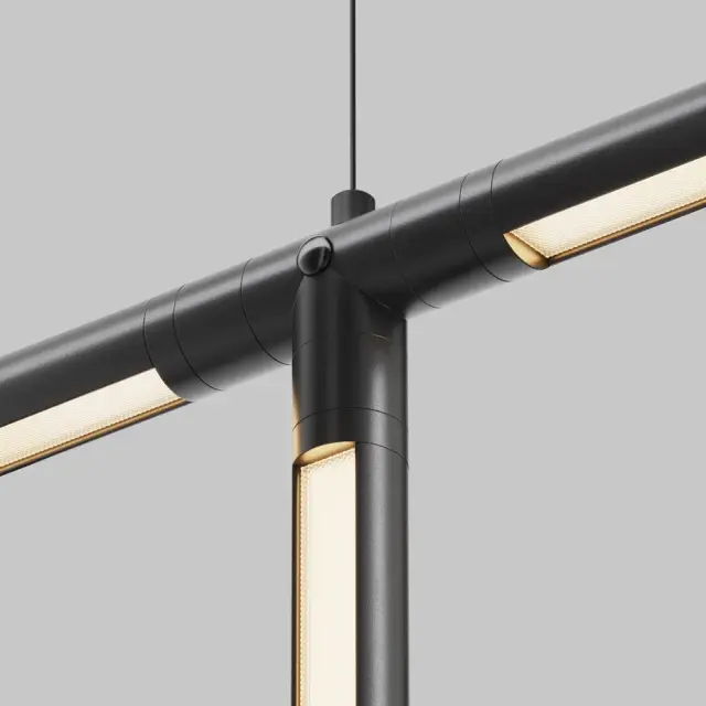 Коннектор Maytoni ACCESSORIES FOR SYSTEM SHELF — модульные, черный, ракурс 6