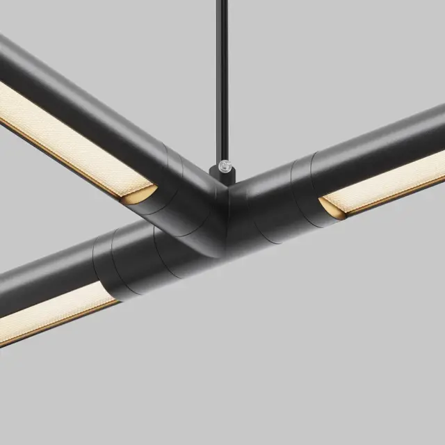 Ввод питания Maytoni ACCESSORIES FOR SYSTEM SHELF — модульные, черный, ракурс 3