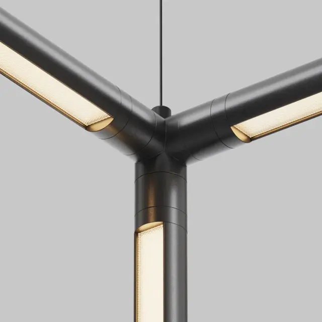 Коннектор Maytoni ACCESSORIES FOR SYSTEM SHELF — модульные, черный, ракурс 3