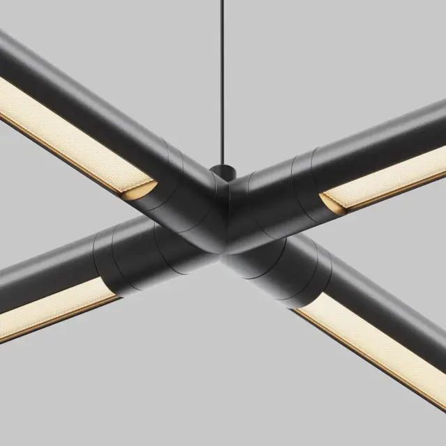Коннектор Maytoni ACCESSORIES FOR SYSTEM SHELF — модульные, черный, ракурс 3