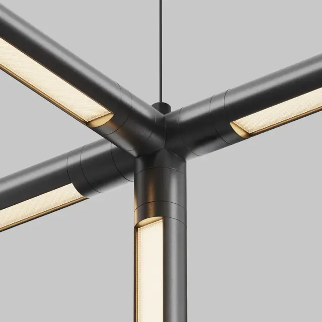 Коннектор Maytoni ACCESSORIES FOR SYSTEM SHELF — модульные, черный, ракурс 3
