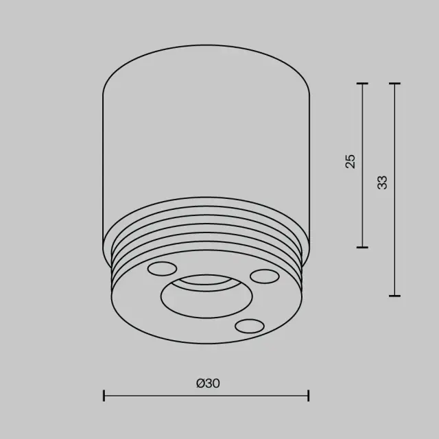 Заглушка Maytoni ACCESSORIES FOR SYSTEM SHELF — модульные, черный, ракурс 4