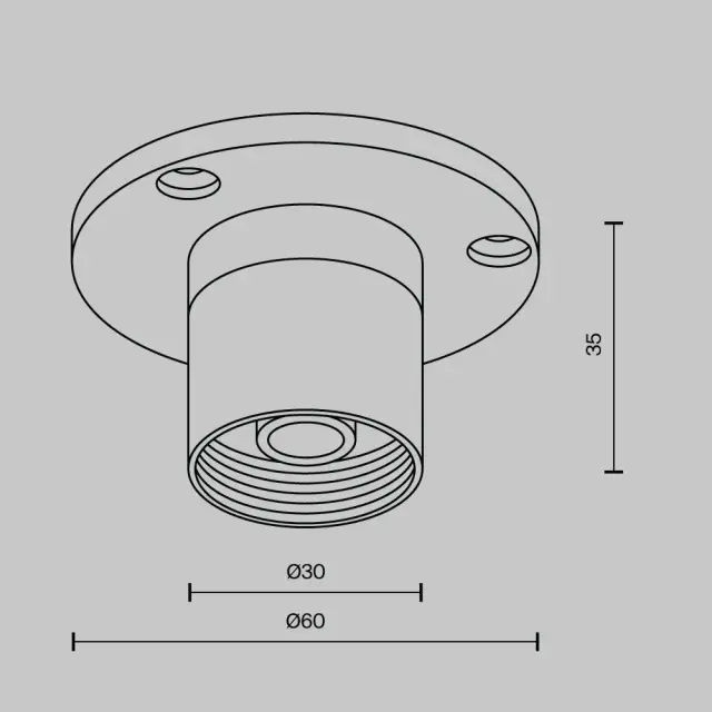 Крепёж Maytoni ACCESSORIES FOR SYSTEM SHELF — модульные, черный, ракурс 4