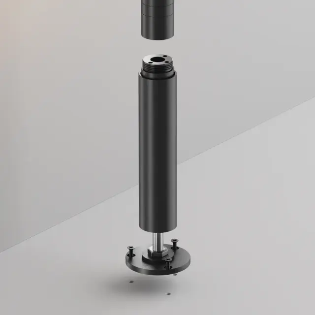 Крепёж Maytoni ACCESSORIES FOR SYSTEM SHELF — модульные, черный, ракурс 2