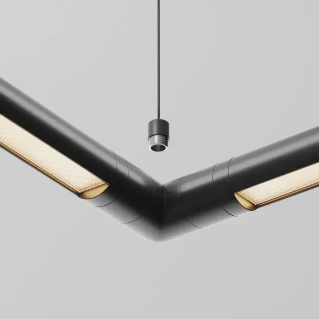 Крепёж Maytoni ACCESSORIES FOR SYSTEM SHELF — модульные, черный, ракурс 2