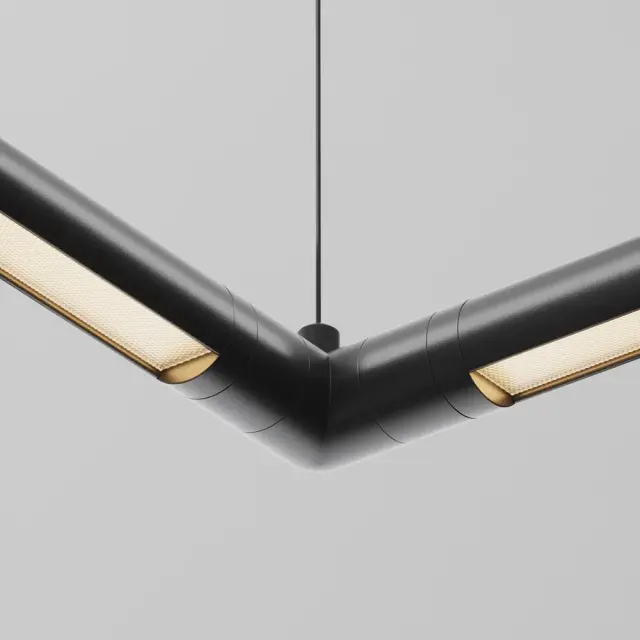 Крепёж Maytoni ACCESSORIES FOR SYSTEM SHELF — модульные, черный, ракурс 3