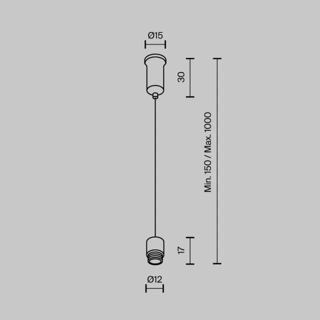 Крепёж Maytoni ACCESSORIES FOR SYSTEM SHELF — модульные, черный, ракурс 4