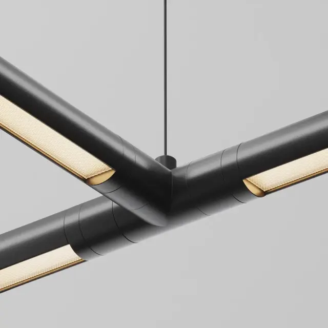 Крепёж Maytoni ACCESSORIES FOR SYSTEM SHELF — модульные, черный, ракурс 3