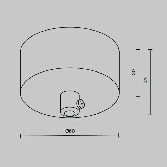 Ввод питания Maytoni ACCESSORIES FOR SYSTEM SHELF — модульные, черный, ракурс 4