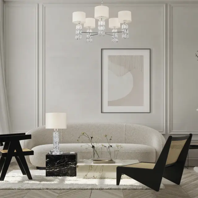 Подвесная люстра Maytoni TALENTO — белый, ракурс 8