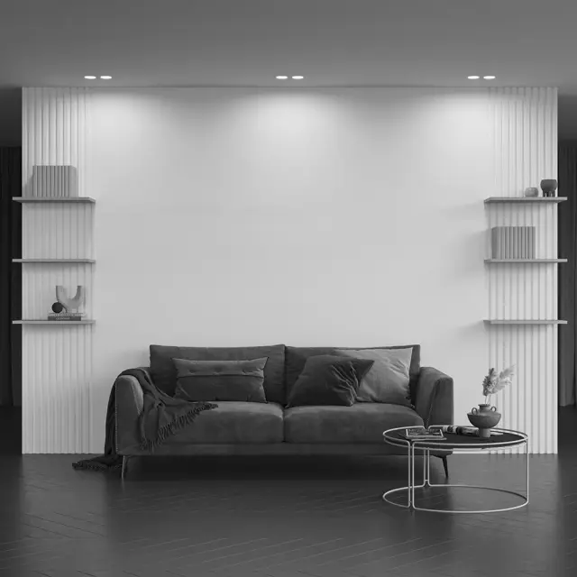 Встраиваемый точечный светильник Maytoni GYPS MODERN — белый, ракурс 5