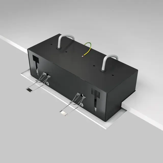 Встраиваемый точечный светильник Maytoni METAL — черный, белый, ракурс 5