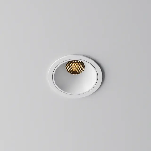 Встраиваемый точечный светильник Maytoni ALFA LED — белый, ракурс 5