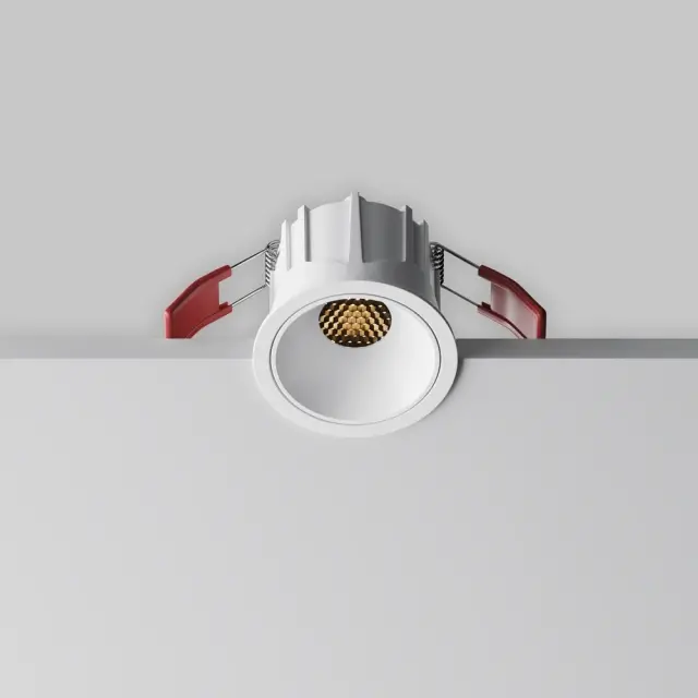 Встраиваемый точечный светильник Maytoni ALFA LED — белый, ракурс 6