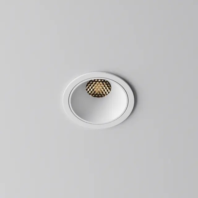 Встраиваемый точечный светильник Maytoni ALFA LED — белый, ракурс 5