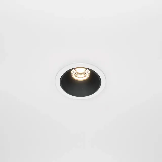 Встраиваемый точечный светильник Maytoni ALFA LED — черный