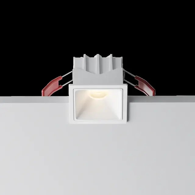 Встраиваемый точечный светильник Maytoni ALFA LED — белый, ракурс 2