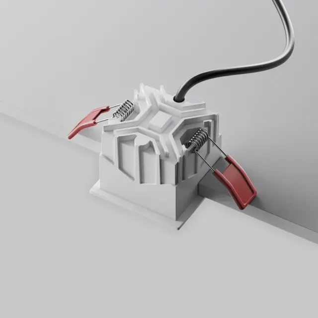 Встраиваемый точечный светильник Maytoni ALFA LED — белый, ракурс 4