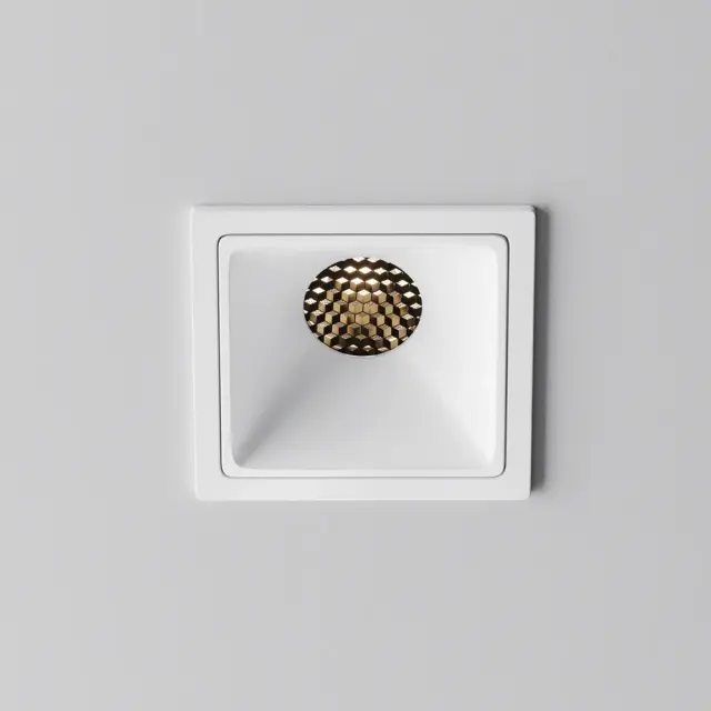 Встраиваемый точечный светильник Maytoni ALFA LED — белый, ракурс 5