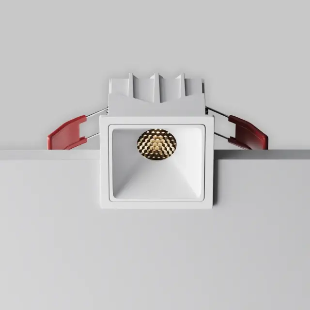 Встраиваемый точечный светильник Maytoni ALFA LED — белый, ракурс 6