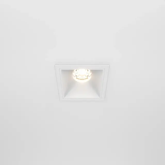 Встраиваемый точечный светильник Maytoni ALFA LED — белый