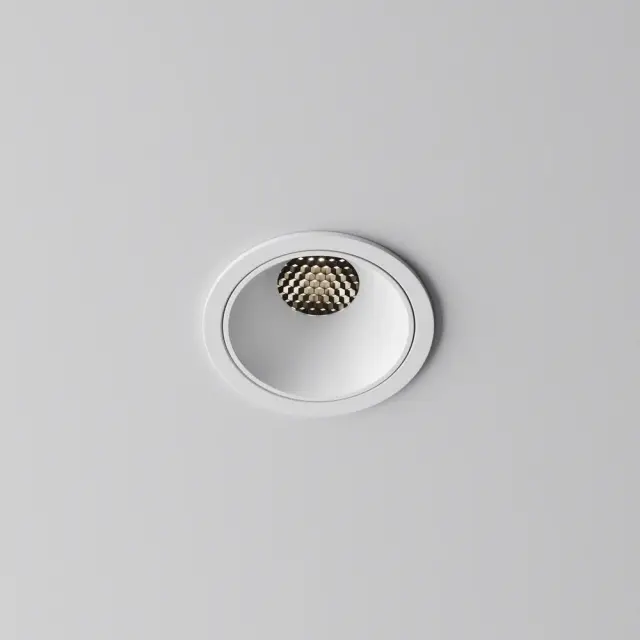Встраиваемый точечный светильник Maytoni ALFA LED — белый, ракурс 5