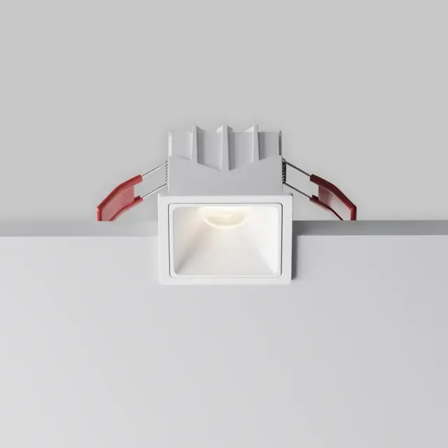 Встраиваемый точечный светильник Maytoni ALFA LED — белый, ракурс 2
