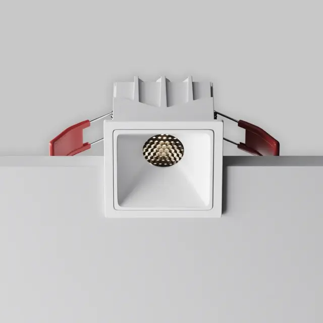 Встраиваемый точечный светильник Maytoni ALFA LED — белый, ракурс 6