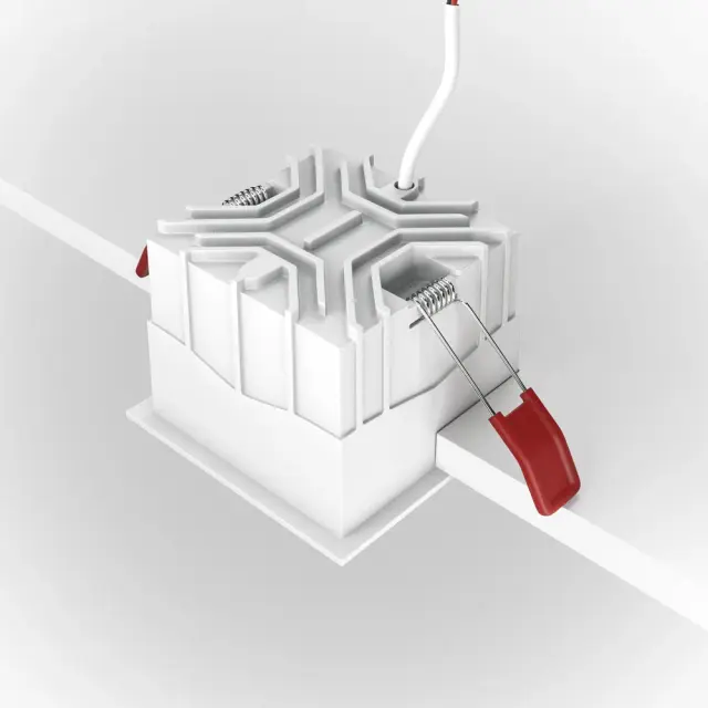 Встраиваемый точечный светильник Maytoni ALFA LED — черный, ракурс 5