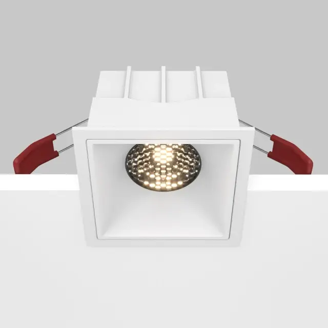 Встраиваемый точечный светильник Maytoni ALFA LED — белый, ракурс 6