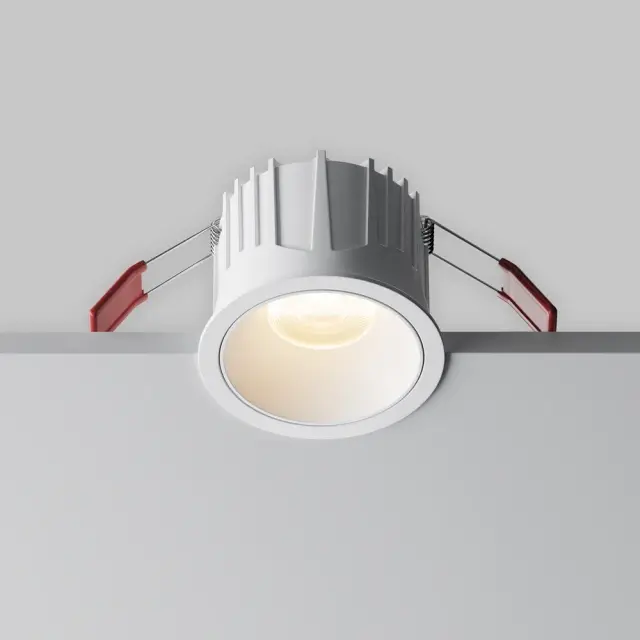 Встраиваемый точечный светильник Maytoni ALFA LED — белый, ракурс 2