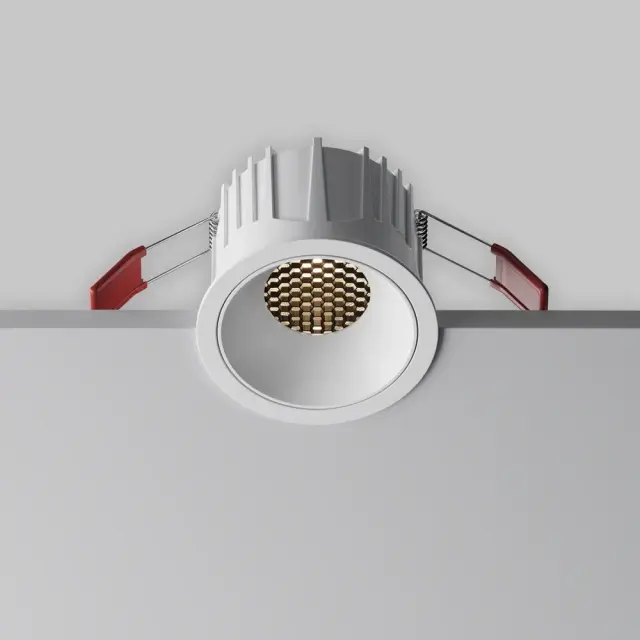 Встраиваемый точечный светильник Maytoni ALFA LED — белый, ракурс 6