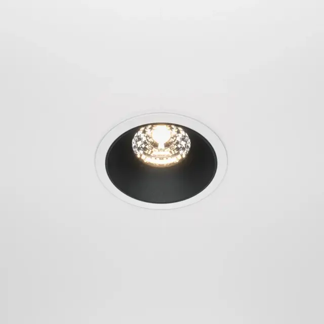 Встраиваемый точечный светильник Maytoni ALFA LED — черный