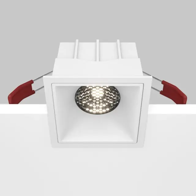 Встраиваемый точечный светильник Maytoni ALFA LED — белый, ракурс 6