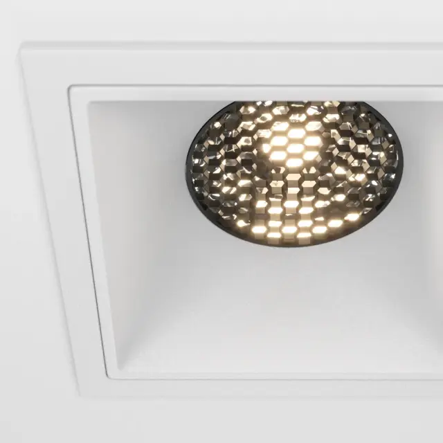Встраиваемый точечный светильник Maytoni ALFA LED — белый, ракурс 8