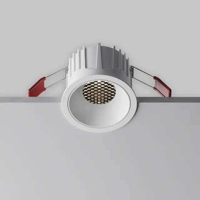 Встраиваемый точечный светильник Maytoni ALFA LED — белый, ракурс 6