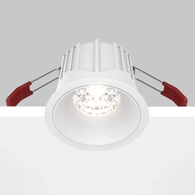 Встраиваемый точечный светильник Maytoni ALFA LED — белый, ракурс 2