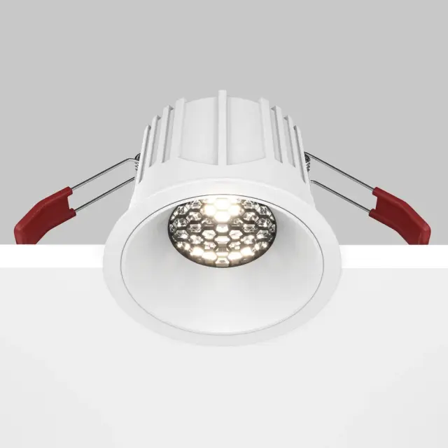 Встраиваемый точечный светильник Maytoni ALFA LED — белый, ракурс 6