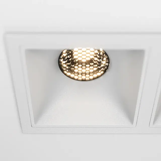 Встраиваемый точечный светильник Maytoni ALFA LED — белый, ракурс 8