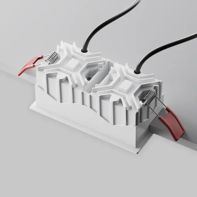 Встраиваемый точечный светильник Maytoni ALFA LED — белый, ракурс 4