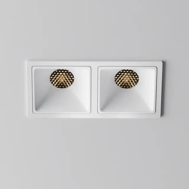 Встраиваемый точечный светильник Maytoni ALFA LED — белый, ракурс 5