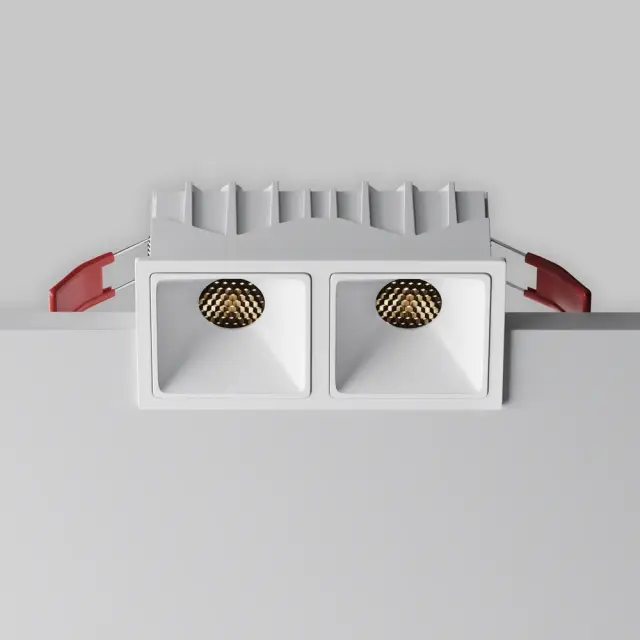 Встраиваемый точечный светильник Maytoni ALFA LED — белый, ракурс 6